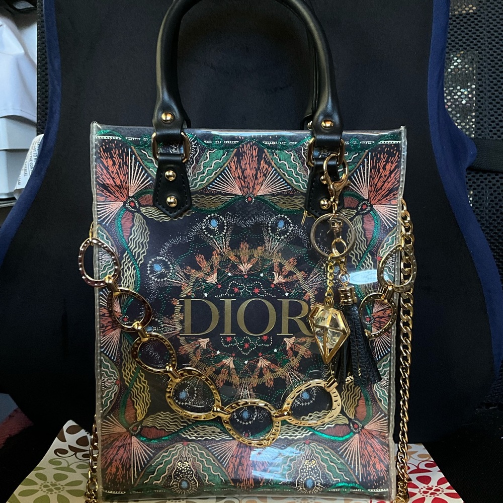 🌺TODAY ONLY🌺PVC DIY Dior Gift Bag Tote - Picture 6 of 8